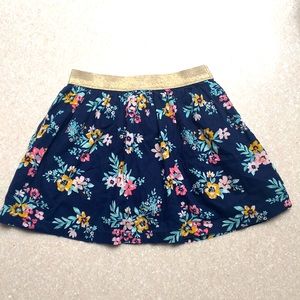 Girls 100% Cotton Skirt built in shorts (skort)